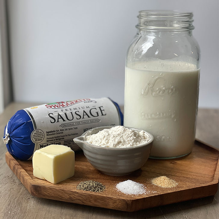 Biscuits and Gravy Ingredients