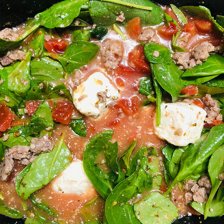 Crockpot Spinach Tortellini Soup Recipe Combined Ingredients