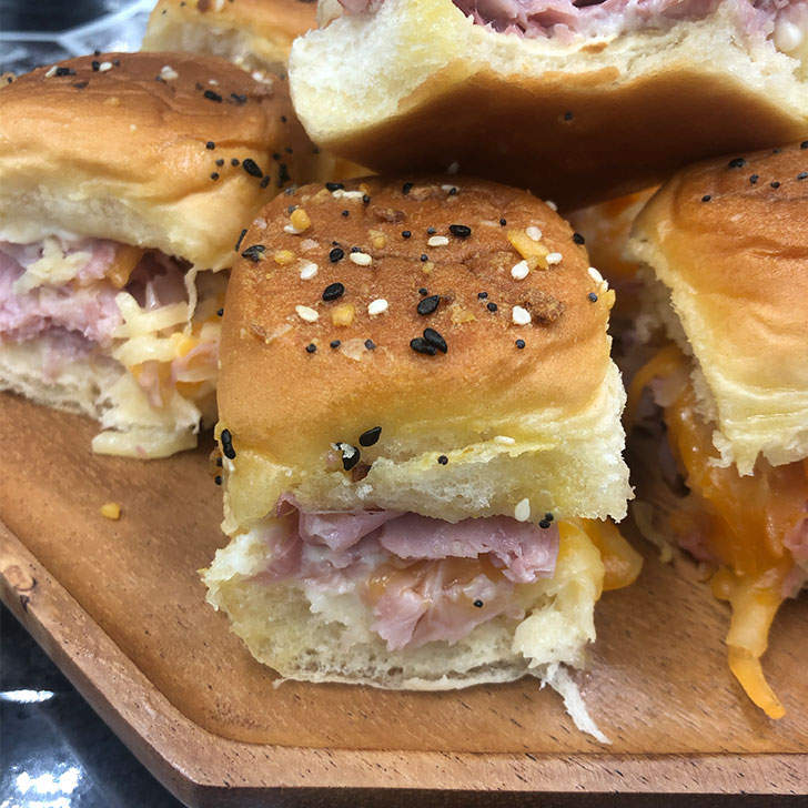 Ham and Cheese Slides Recipe Completed