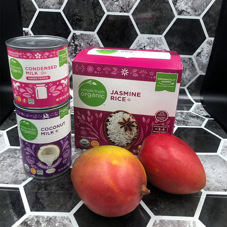 Mango Sticky Rice Recipe Ingredients