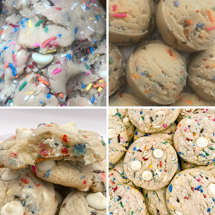 White Chocolate Chip Pudding Cookies Recipe Stages