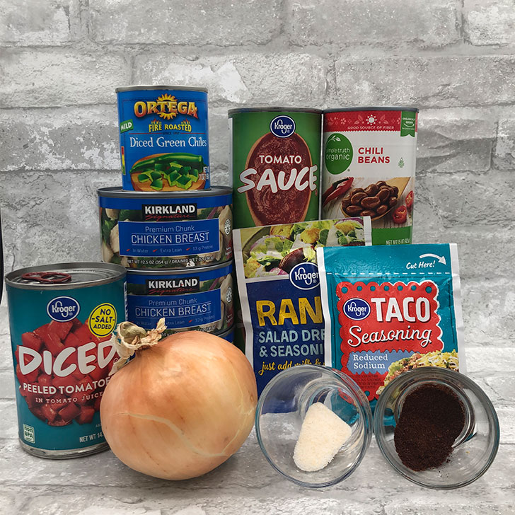 Chicken Chili Recipe Ingredients