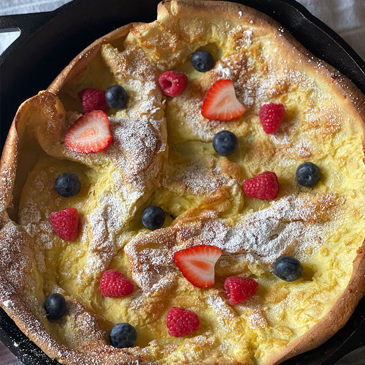 German Pancake Recipe Completed