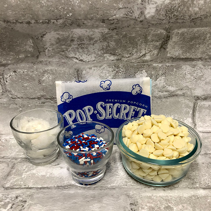White Chocolate Popcorn Recipe Ingredients
