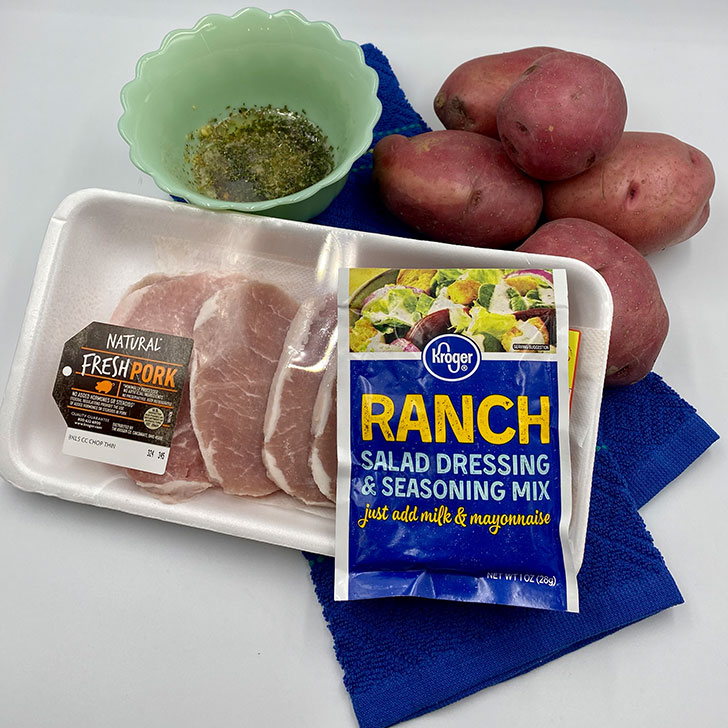Garlic Ranch Pork Chop Recipe Ingredients
