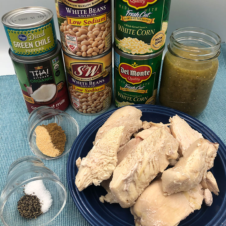 Soup Recipes Coconut Chicken Chili Ingredients